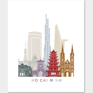 HO CHI MINH SKYLINE POSTER Posters and Art